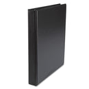 Universal® Economy Non-View Round Ring Binder, 3 Rings, 1" Capacity, 11 x 8.5, Black (UNV31401) Each