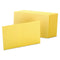 Oxford™ Unruled Index Cards, 4 x 6, Canary, 100/Pack (OXF7420CAN) Pack of 100