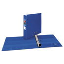 Avery® Heavy-Duty Non-View Binder with DuraHinge and One Touch EZD Rings, 3 Rings, 2" Capacity, 11 x 8.5, Blue (AVE79882) Each