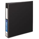 Avery® Heavy-Duty Non-View Binder with DuraHinge and One Touch EZD Rings, 3 Rings, 1.5" Capacity, 11 x 8.5, Black (AVE79991) Each