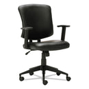 Alera® Alera Everyday Task Office Chair, Bonded Leather Seat/Back, Supports Up to 275 lb, 17.6" to 21.5" Seat Height, Black (ALETE4819) Each