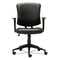 Alera® Alera Everyday Task Office Chair, Bonded Leather Seat/Back, Supports Up to 275 lb, 17.6" to 21.5" Seat Height, Black (ALETE4819) Each