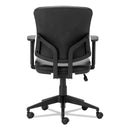 Alera® Alera Everyday Task Office Chair, Bonded Leather Seat/Back, Supports Up to 275 lb, 17.6" to 21.5" Seat Height, Black (ALETE4819) Each