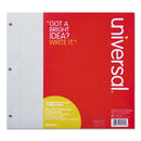 Universal® Filler Paper, 3-Hole, 8.5 x 11, Medium/College Rule, 100/Pack (UNV20911) Pack of 100