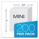 Oxford™ Ruled Mini Index Cards, 3 x 2.5, White, 200/Pack (PFX10009) Pack of 200