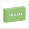 Oxford™ Ruled Index Cards, 3 x 5, Green, 100/Pack (OXF7321GRE) Pack of 100