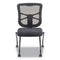 Alera® Alera Elusion Mesh Nesting Chairs, Supports Up to 275 lb, 18.1" Seat Height, Black Seat, Black Back, Black Base, 2/Carton (ALEEL4915) Case of 2