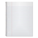 Oxford™ Coil-Lock Wirebound Notebook, 3-Hole Punched, 1-Subject, Medium/College Rule, Randomly Assorted Covers, (100) 11 x 8.5 Sheets (TOP65161) Each