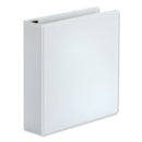 Universal® Deluxe Easy-to-Open D-Ring View Binder, 3 Rings, 2" Capacity, 11 x 8.5, White (UNV30732) Each