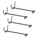 Fellowes® Desk Tray Stacking Posts for 5" Capacity Trays, Wire, Black, 4 Posts/Set (FEL64112) Set of 4