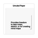 Universal® Loose White Memo Sheets, 4 x 6, Unruled, Plain White, 500/Pack (UNV46500) Pack of 500