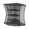 Safco® Onyx Mesh Corner Organizer, Six Sections, 15 x 11 x 13, Black (SAF3261BL) Each