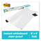 Post-it® Dry Erase Surface with Adhesive Backing, 96 x 48, White Surface (MMMDEF8X4) Each