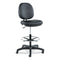 Alera® Alera Interval Series Swivel Task Stool, Supports Up to 275 lb, 23.93" to 34.53" Seat Height, Black Faux Leather (ALEIN4616) Each