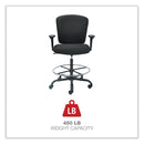 Alera® Alera Mota Series Big and Tall Stool, Supports Up to 450 lb, 28.74" to 32.67" Seat Height, Black (ALEMT4610) Each