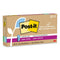 Post-it® Notes Super Sticky 100% Recycled Paper Super Sticky Notes, 3" x 3", Oasis, 70 Sheets/Pad, 6 Pads/Pack (MMMR330R6SST) Pack of 12